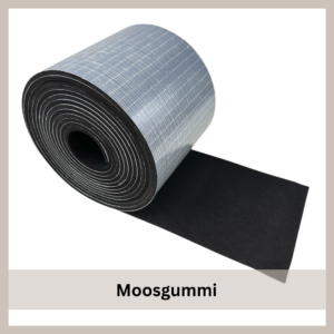 Moosgummi mit einseitiger Klebeschicht